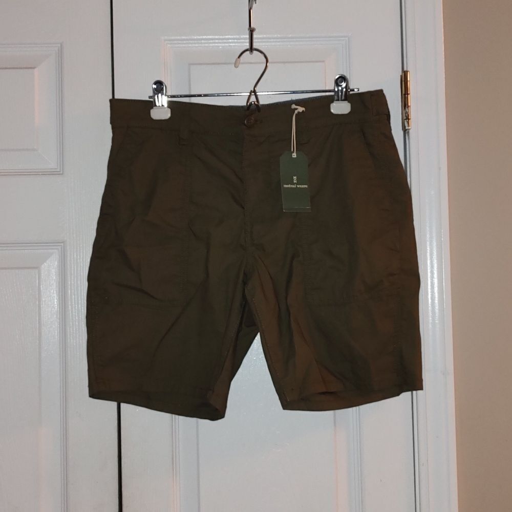 Mutual  Weave  The Camp Short  Olive Bark  Sz 34  NWT